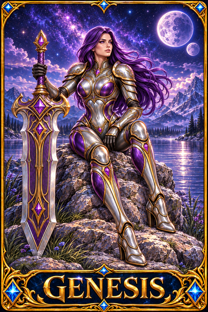 Included Token - Card artwork — GENESIS-03 — enlarged preview of a mini foldable token in the PDF