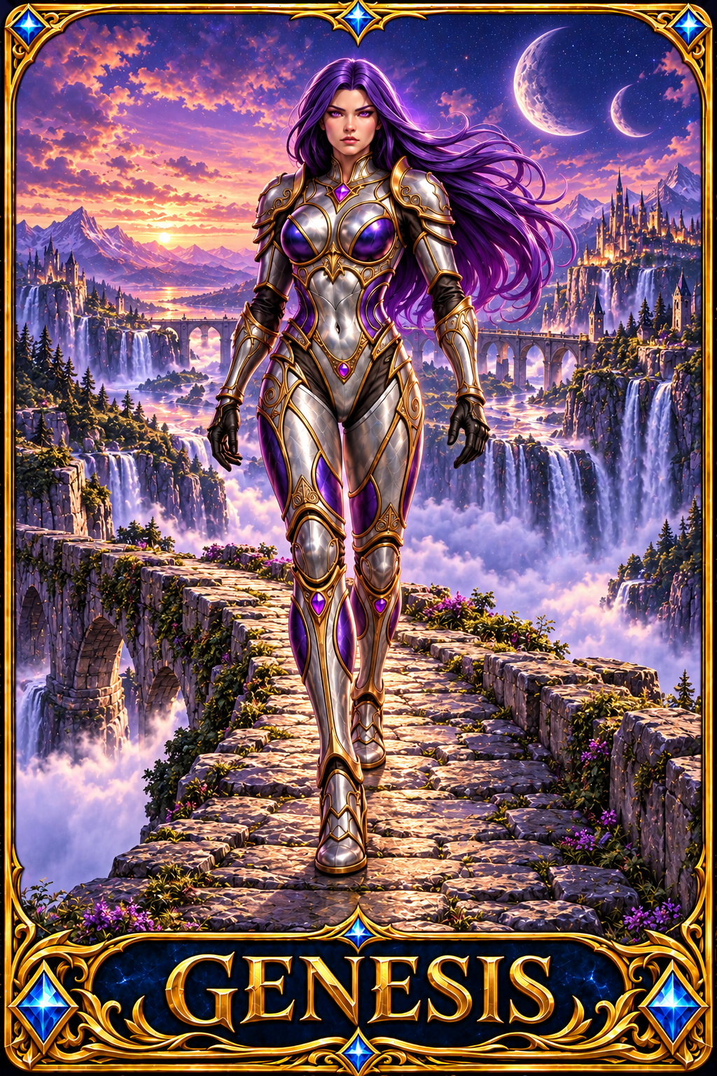 Included Token - Card artwork — GENESIS-05 — enlarged preview of a mini foldable token in the PDF