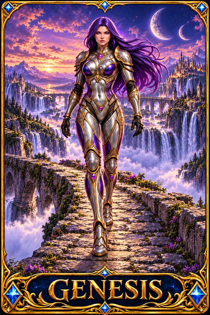 Included Token - Card artwork — GENESIS-05 — enlarged preview of a mini foldable token in the PDF
