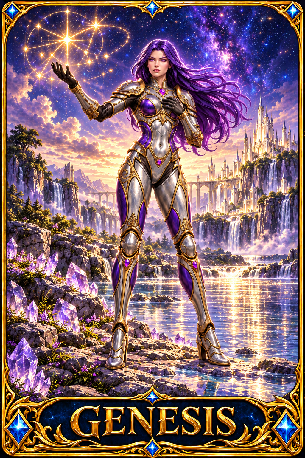 Included Token - Card artwork — GENESIS-06 — enlarged preview of a mini foldable token in the PDF