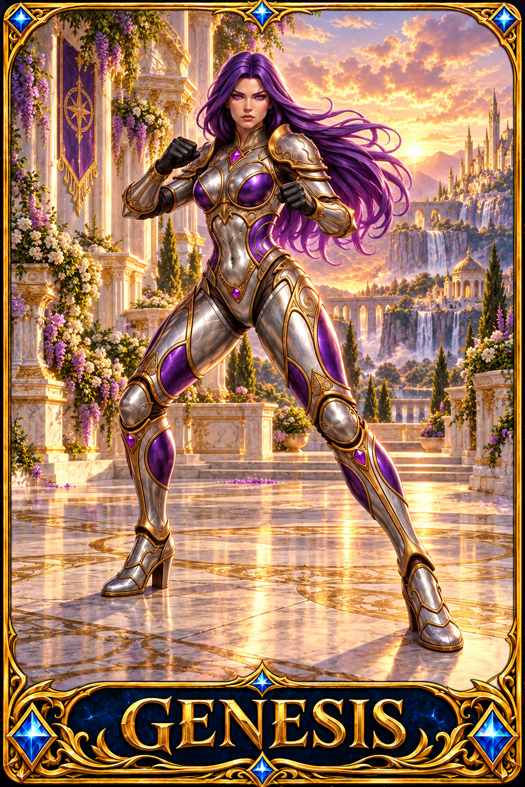 Included Token - Card artwork — GENESIS-07 — enlarged preview of a mini foldable token in the PDF