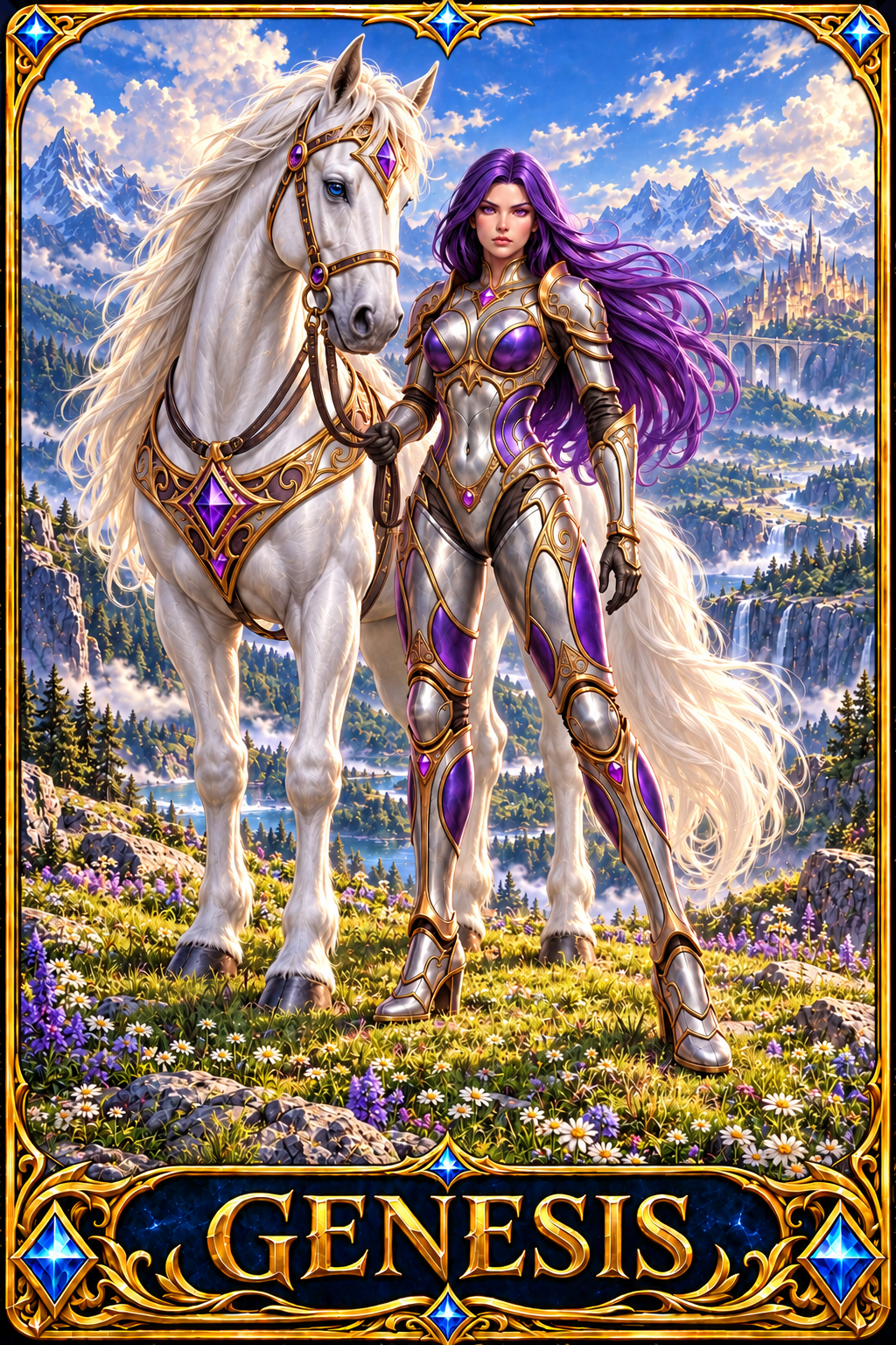 Included Token - Card artwork — GENESIS-09 — enlarged preview of a mini foldable token in the PDF