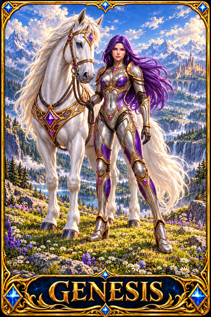Included Token - Card artwork — GENESIS-09 — enlarged preview of a mini foldable token in the PDF