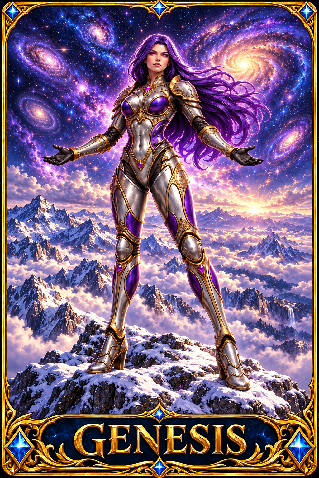 Included Token - Card artwork — GENESIS-10 — enlarged preview of a mini foldable token in the PDF