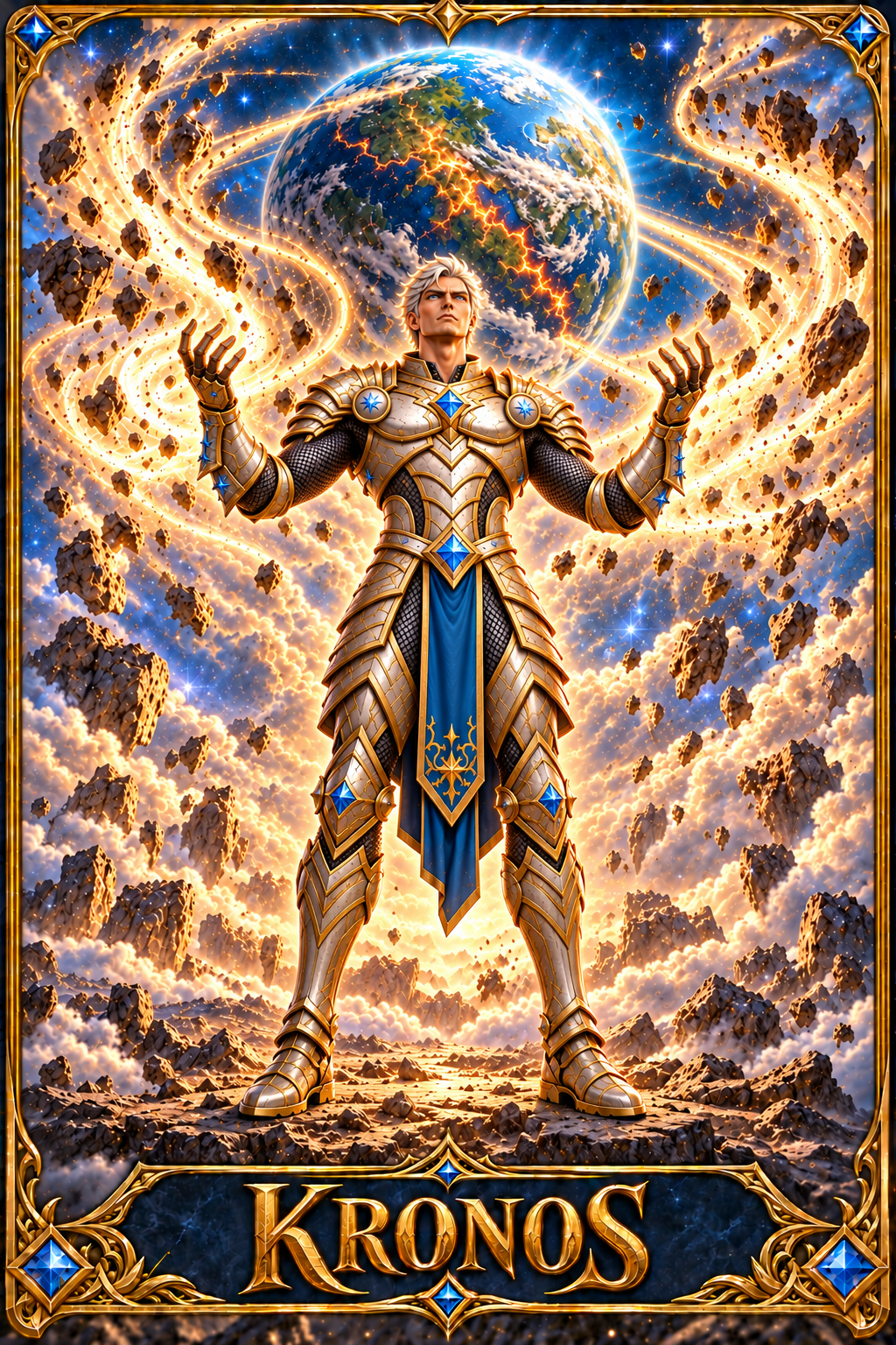 Included Token - Card artwork — KRONOS-05 — detail preview; printed as a mini foldable token in the PDF