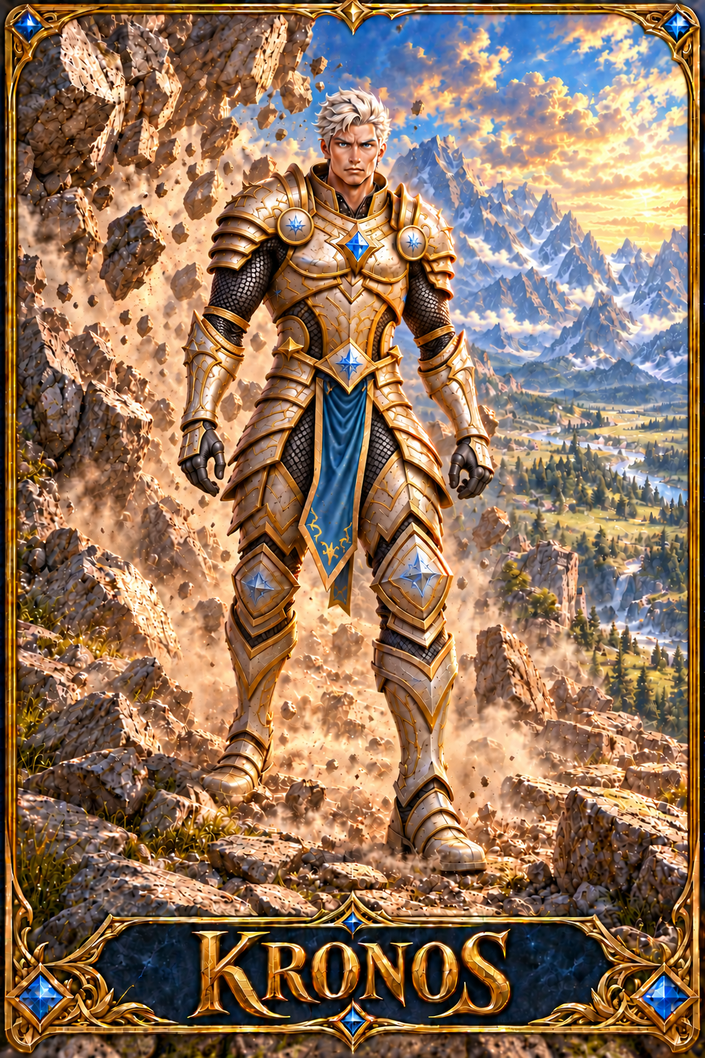 Included Token - Card artwork — KRONOS-06 — detail preview; printed as a mini foldable token in the PDF