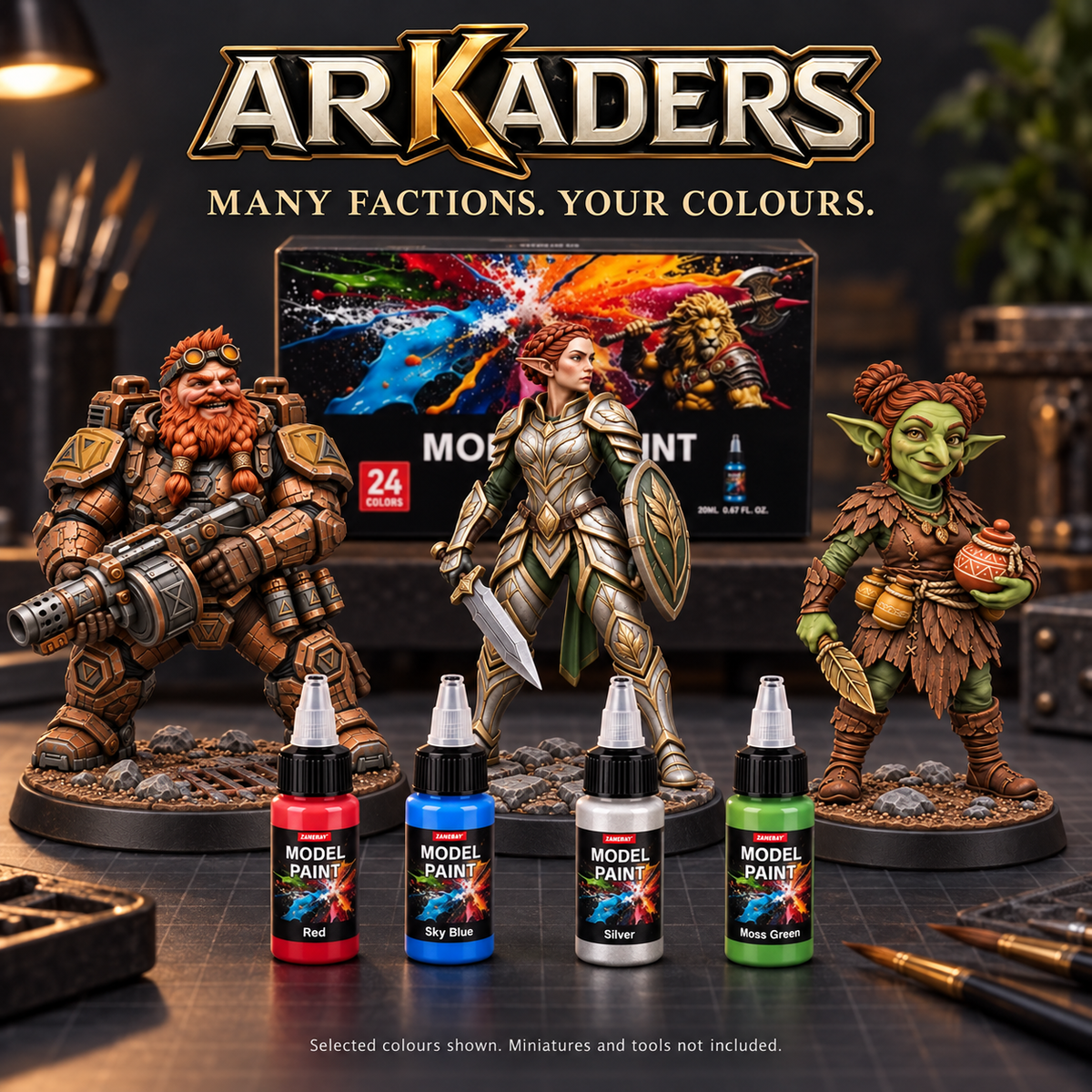 Rokas Futura, Sylvani and Guardians of the Cycle — painting inspiration; miniatures not included