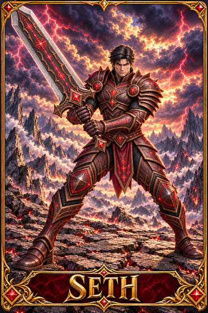 Included Token - Card artwork — SETH-02 — detail preview; printed as a mini foldable token in the PDF