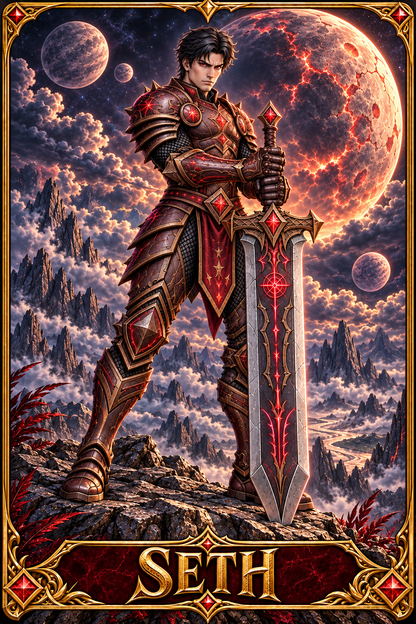 Included Token - Card artwork — SETH-03 — detail preview; printed as a mini foldable token in the PDF