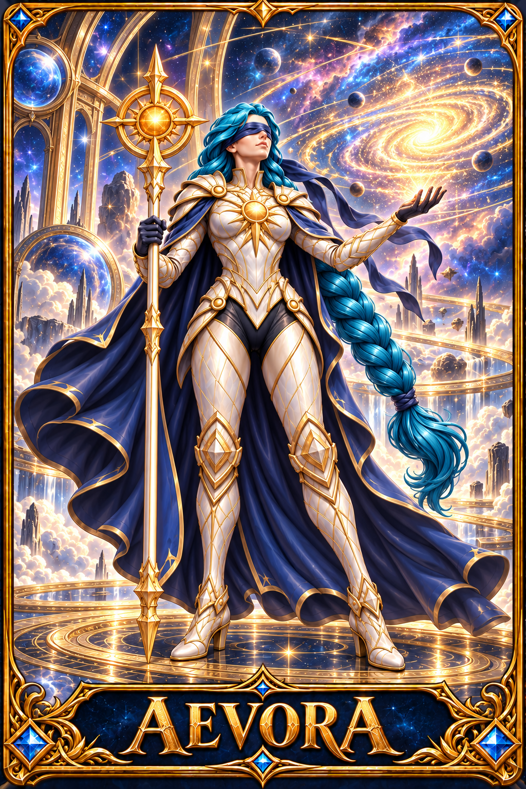 Included Token - Card artwork — AEVORA-04 — detail preview; printed as a mini foldable token in the PDF