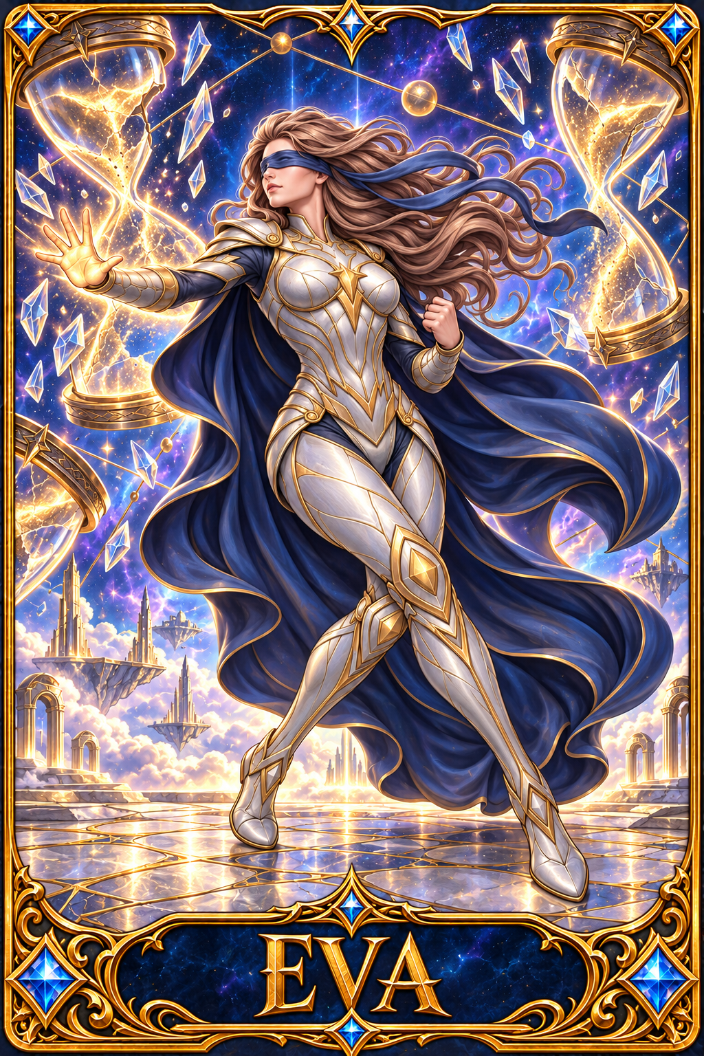 Included Token - Card artwork — EVA-02 — detail preview; printed as a mini foldable token in the PDF