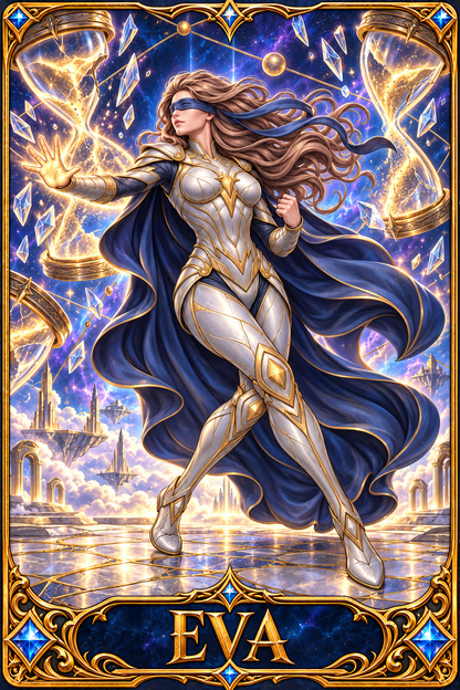 Included Token - Card artwork — EVA-02 — detail preview; printed as a mini foldable token in the PDF