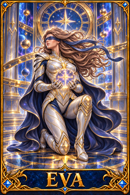 Included Token - Card artwork — EVA-03 — detail preview; printed as a mini foldable token in the PDF