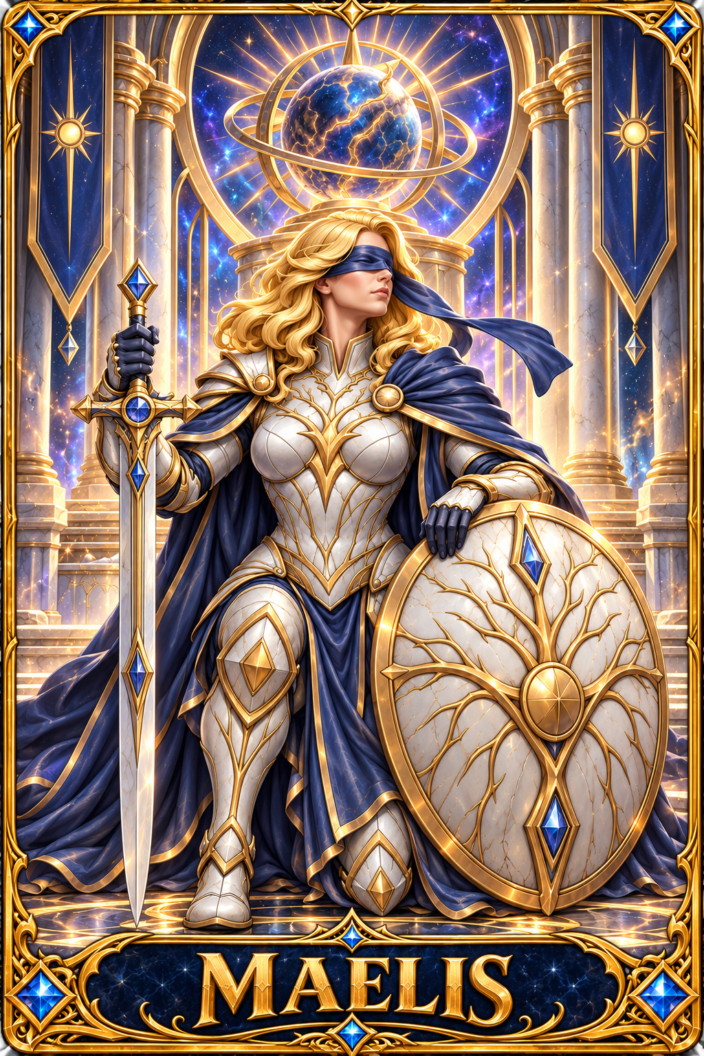Included Token - Card artwork — MAELIS-03 — detail preview; printed as a mini foldable token in the PDF