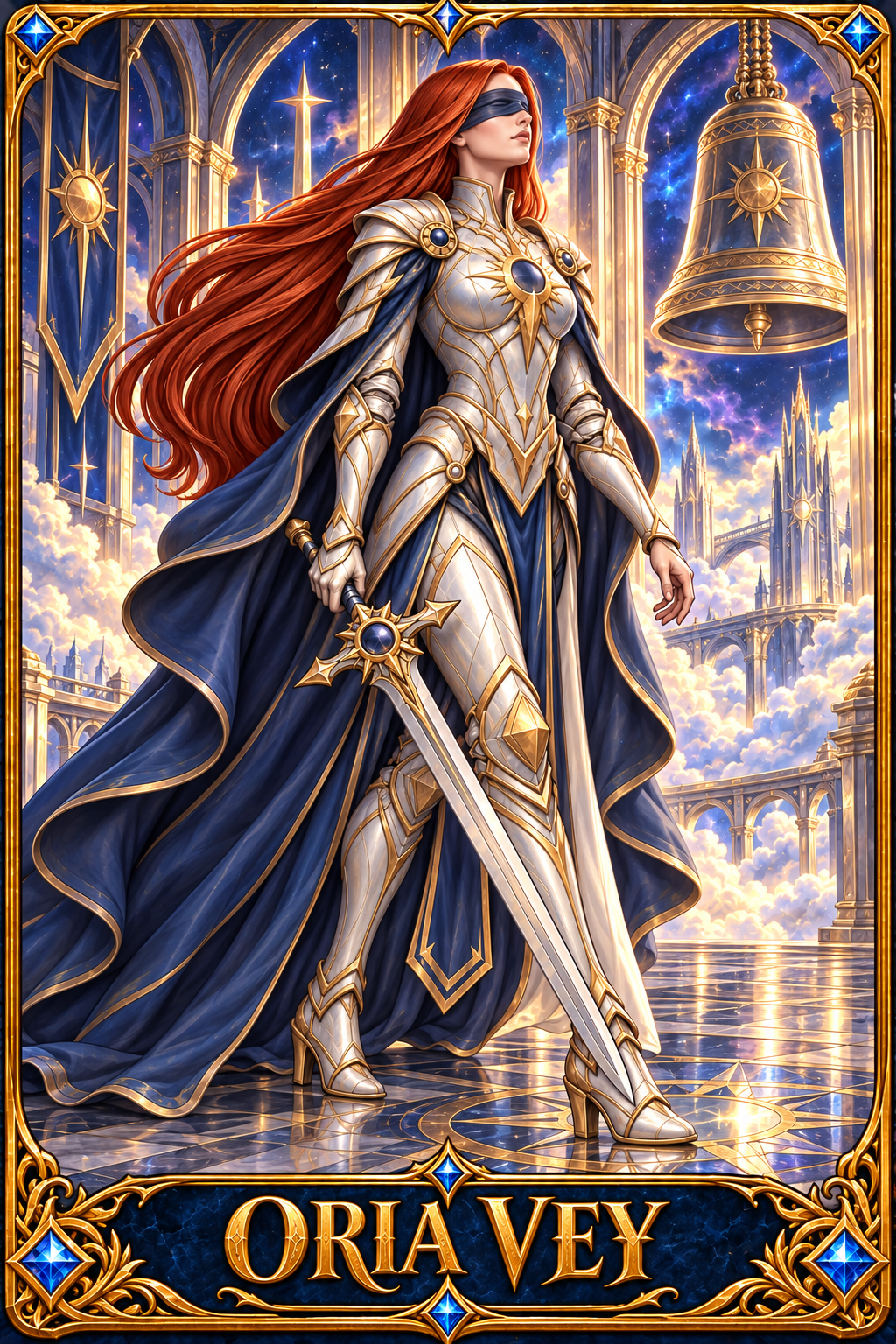Included Token - Card artwork — ORIA-VEY-03 — detail preview; printed as a mini foldable token in the PDF