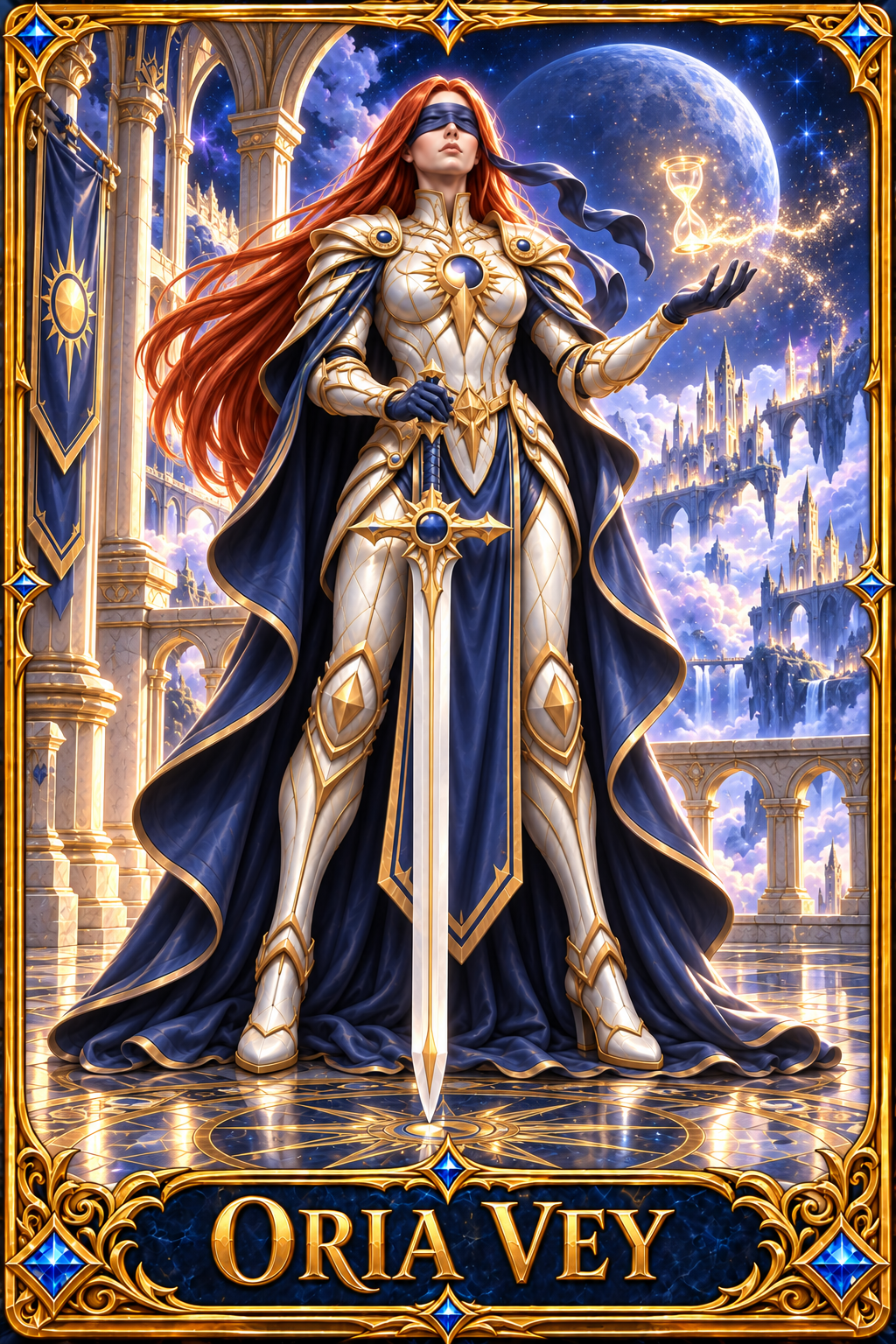 Included Token - Card artwork — ORIA-VEY-04 — detail preview; printed as a mini foldable token in the PDF