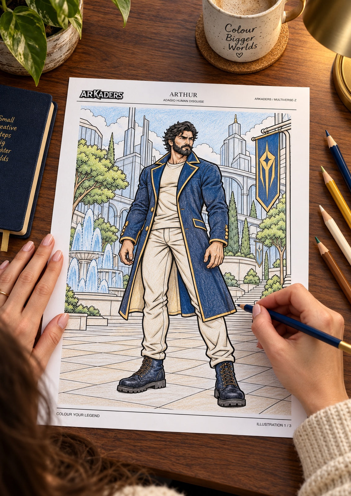 Arthur Adagio Human Disguise Coloring Character Sheet — image 5 of 12