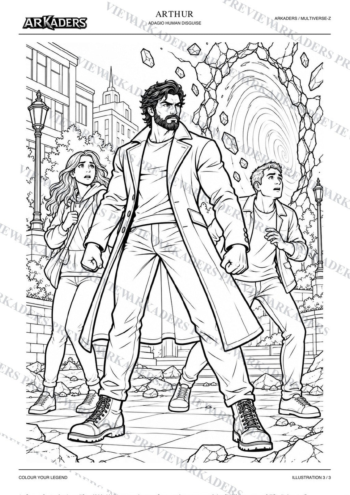 Arthur Adagio Human Disguise Coloring Character Sheet — image 12 of 12