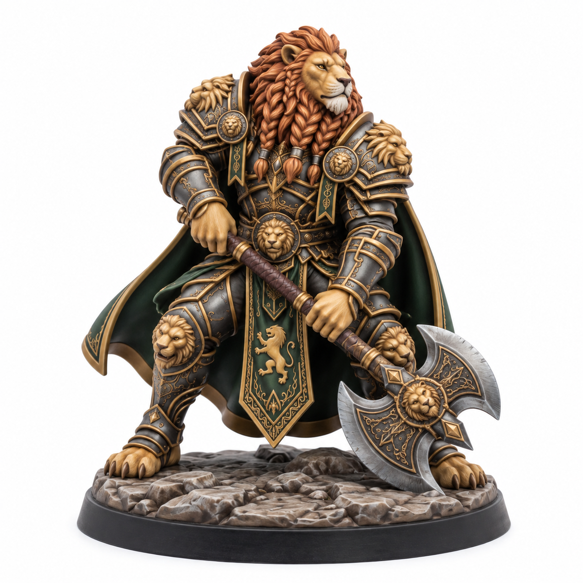 Caelor Rhyne, Gatebreaker — painted miniature