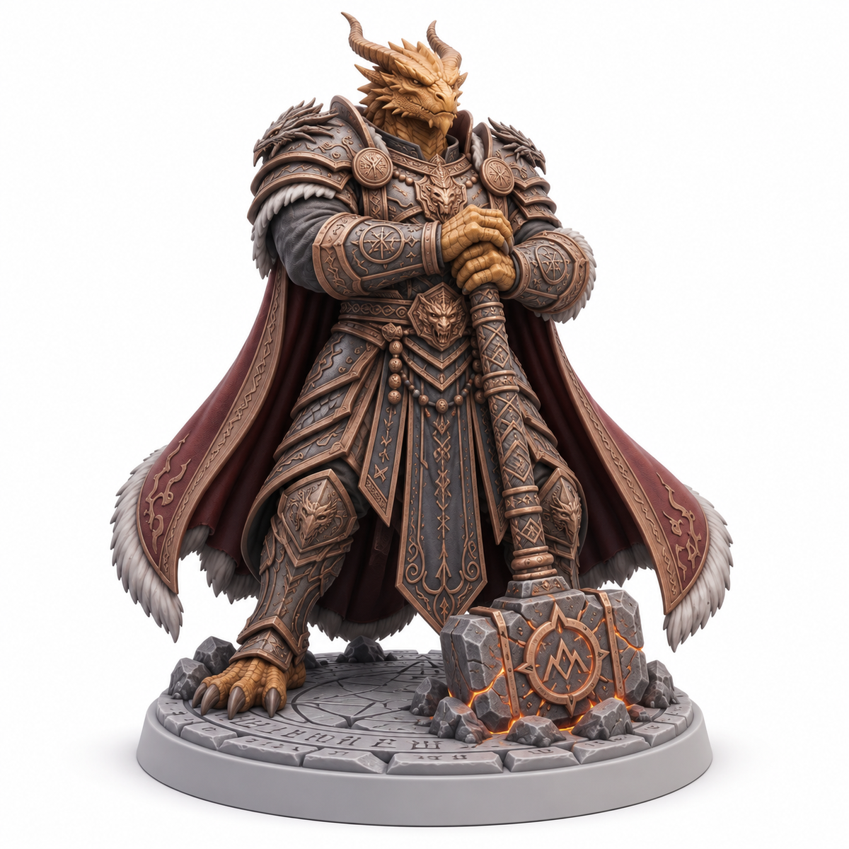 Draeven Korr Stonebinder — painted miniature