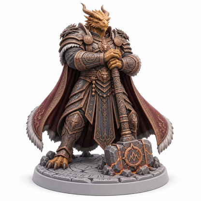 Draeven Korr Stonebinder — painted miniature