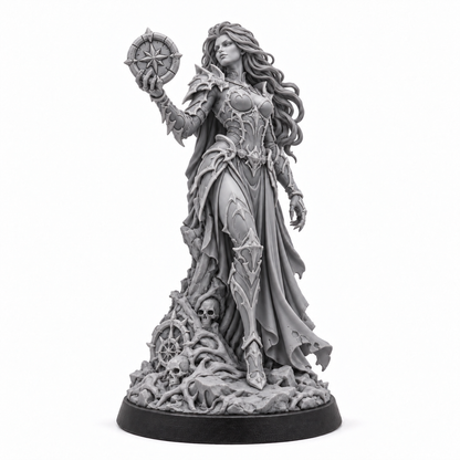 Eklis grey resin miniature