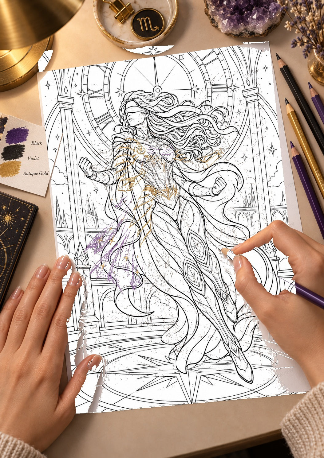 Eva Coloring Character Sheet 5