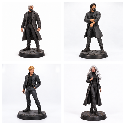 Excalibur 4 Adagio human disguise bundle — painted references