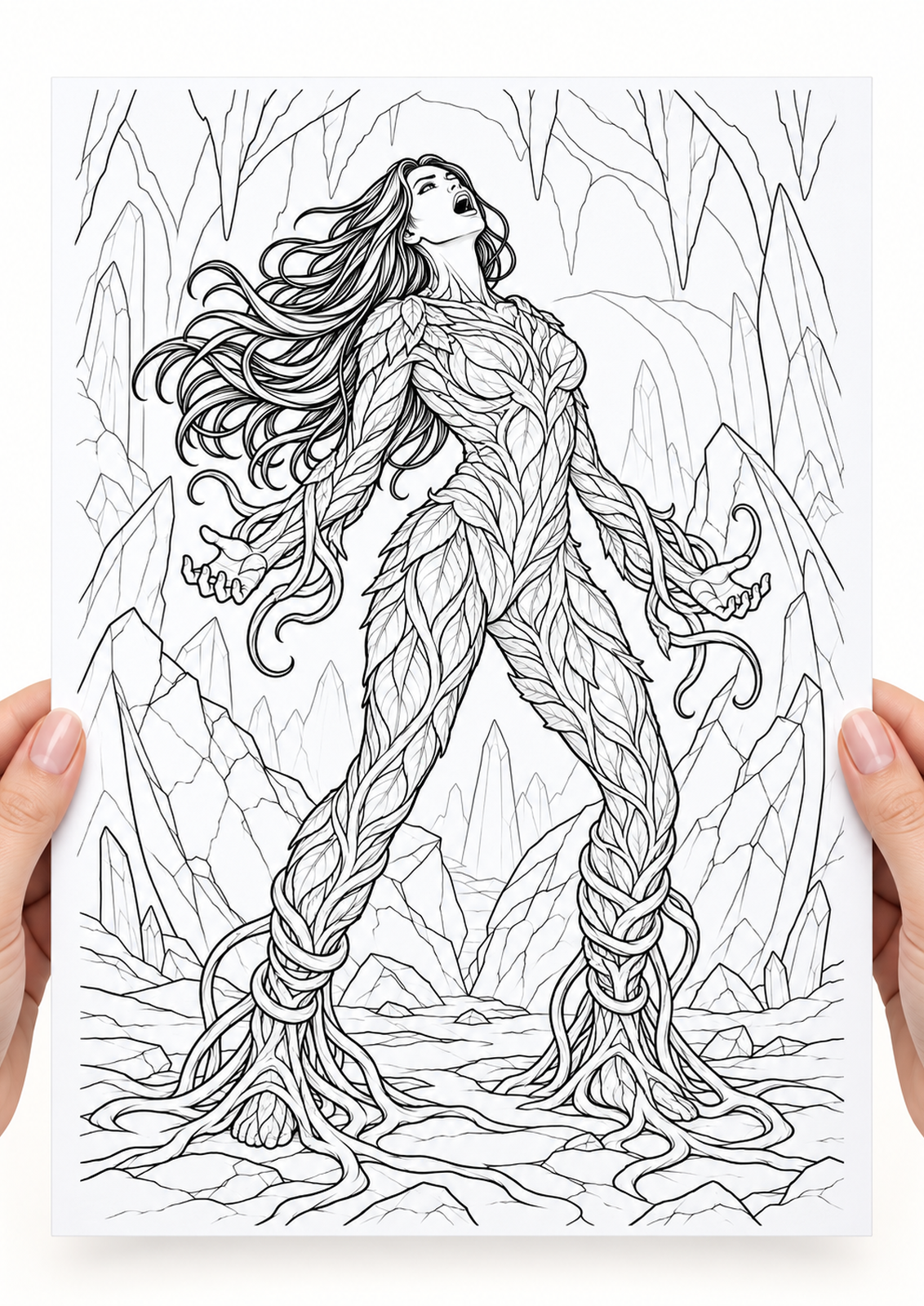 Genesis Ivoryta Fusion colouring illustration shown in hands