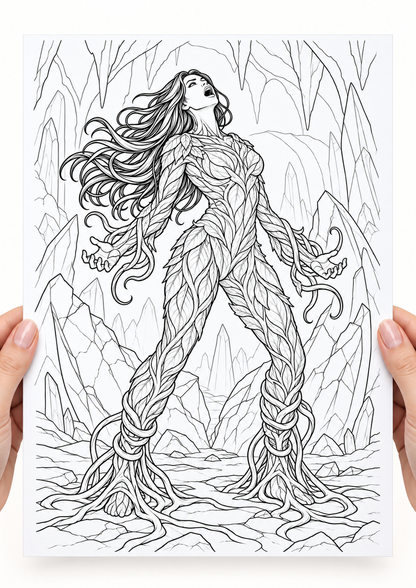Genesis Ivoryta Fusion colouring illustration shown in hands