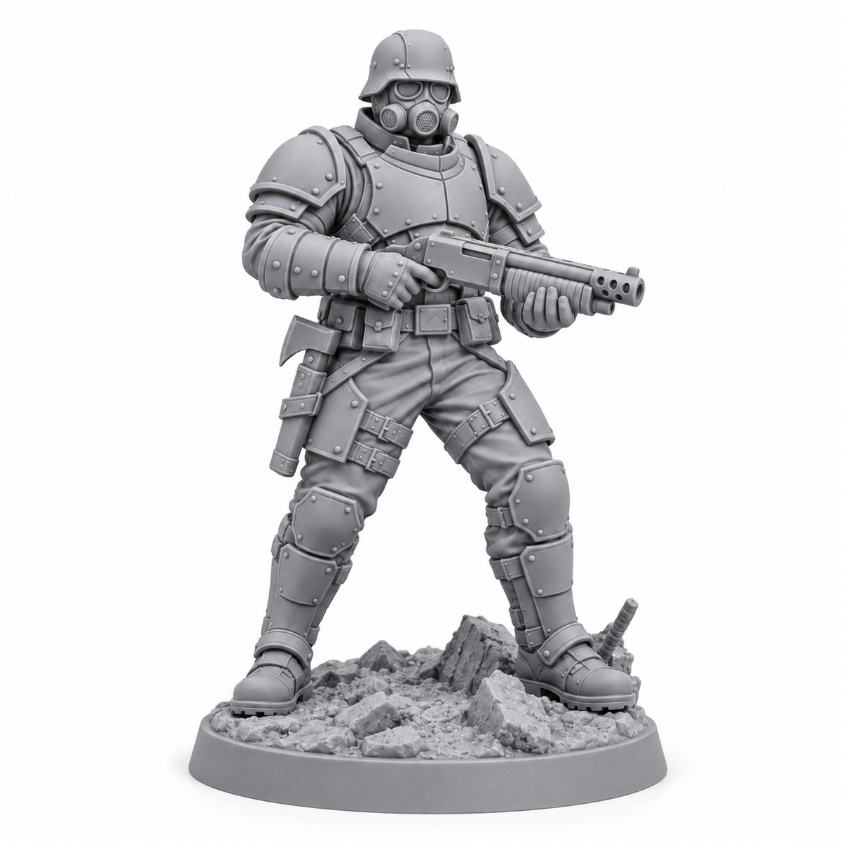 Hagen Kreel grey resin miniature