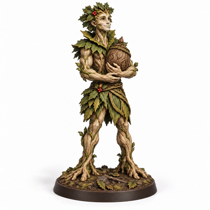 ilex Treebas druid — painted colour reference, three-quarter