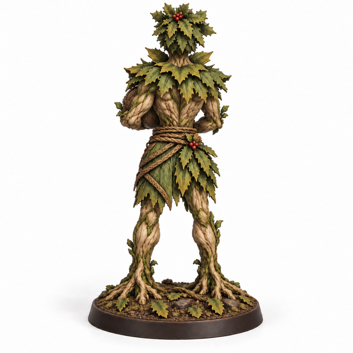 ilex Treebas druid — painted colour reference, back