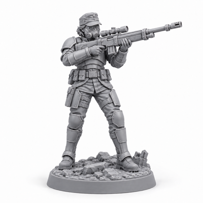 Ilyra Dane grey resin miniature
