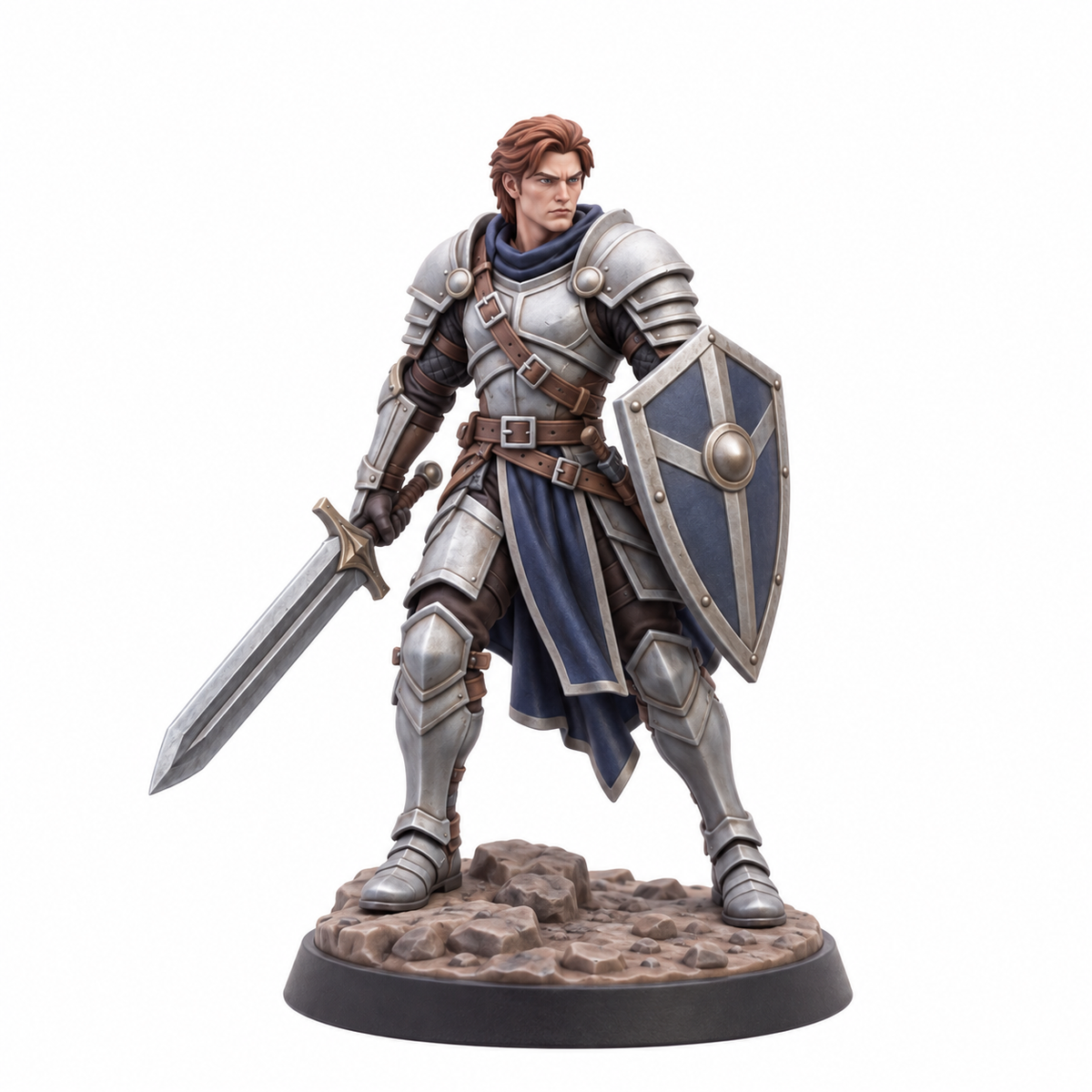Kael Veyr — painted reference; supplied unpainted