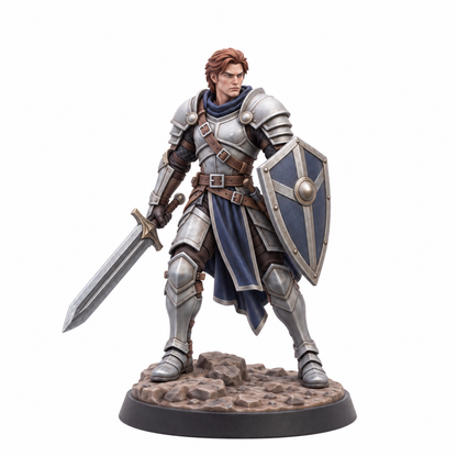 Kael Veyr — painted reference; supplied unpainted