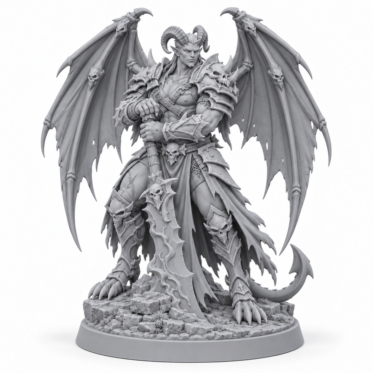 Kaelor Vein grey resin miniature