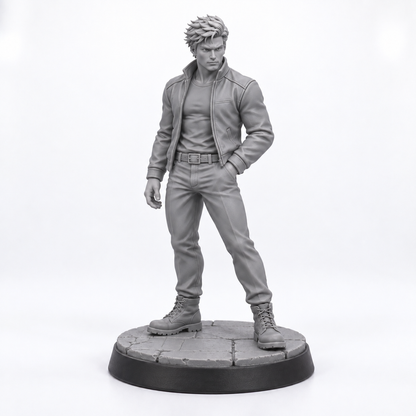 Lancelot in human disguise — unpainted grey resin