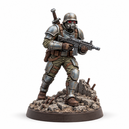 Lobo exclusive pose painted miniature