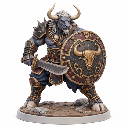 Malkor Ashmane, Last Rearguard — painted miniature