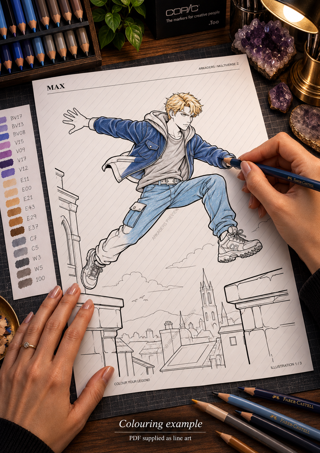 Max Coloring Character Sheet — 05-colouring; protected preview