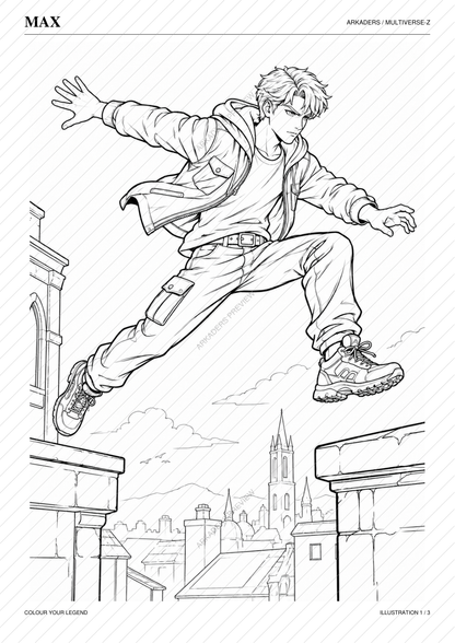 Max Coloring Character Sheet — Max-page-2-protected; protected preview