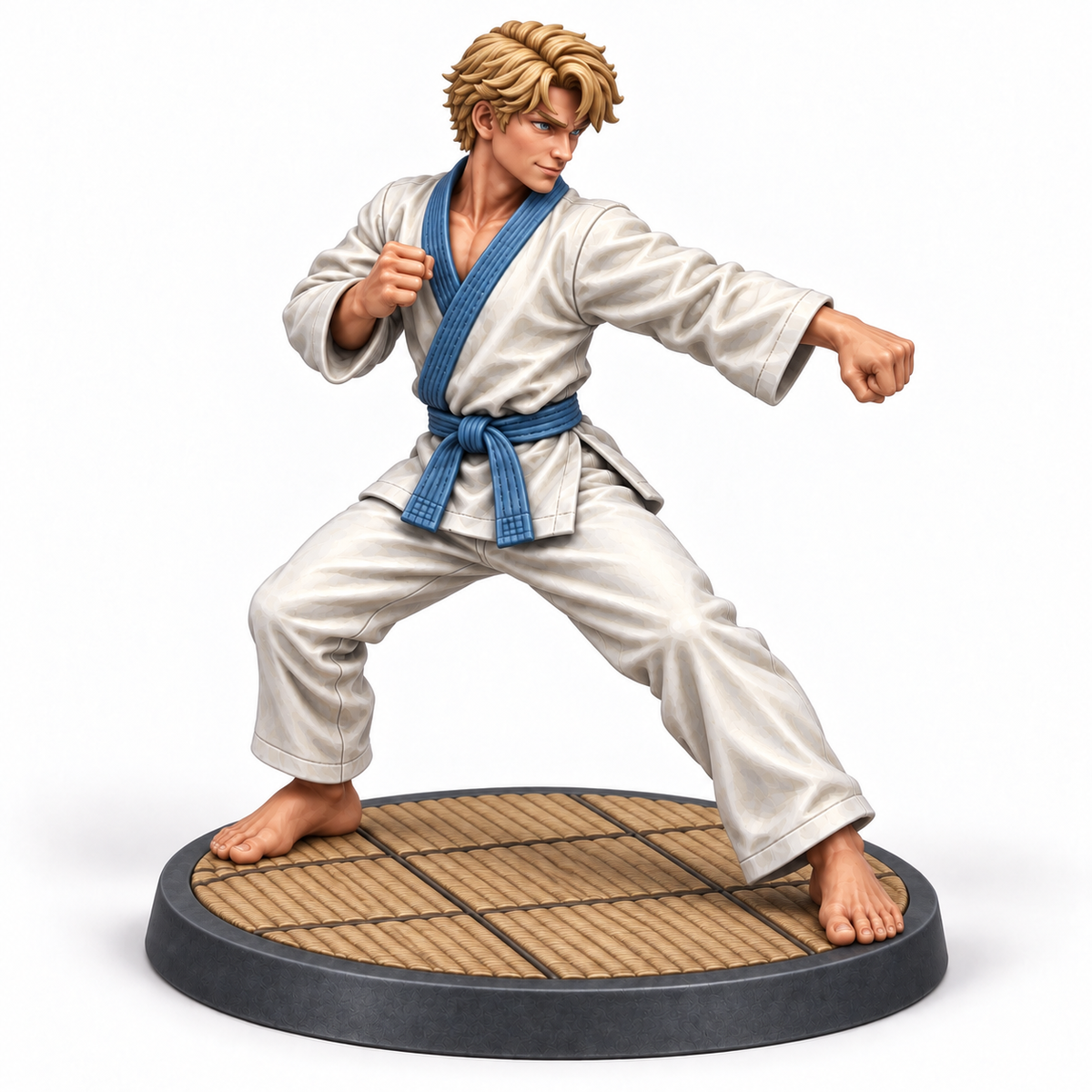 max District 199 Dojo miniature concept render — painted 02 three quarter