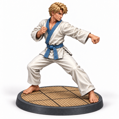 max District 199 Dojo miniature concept render — painted 02 three quarter