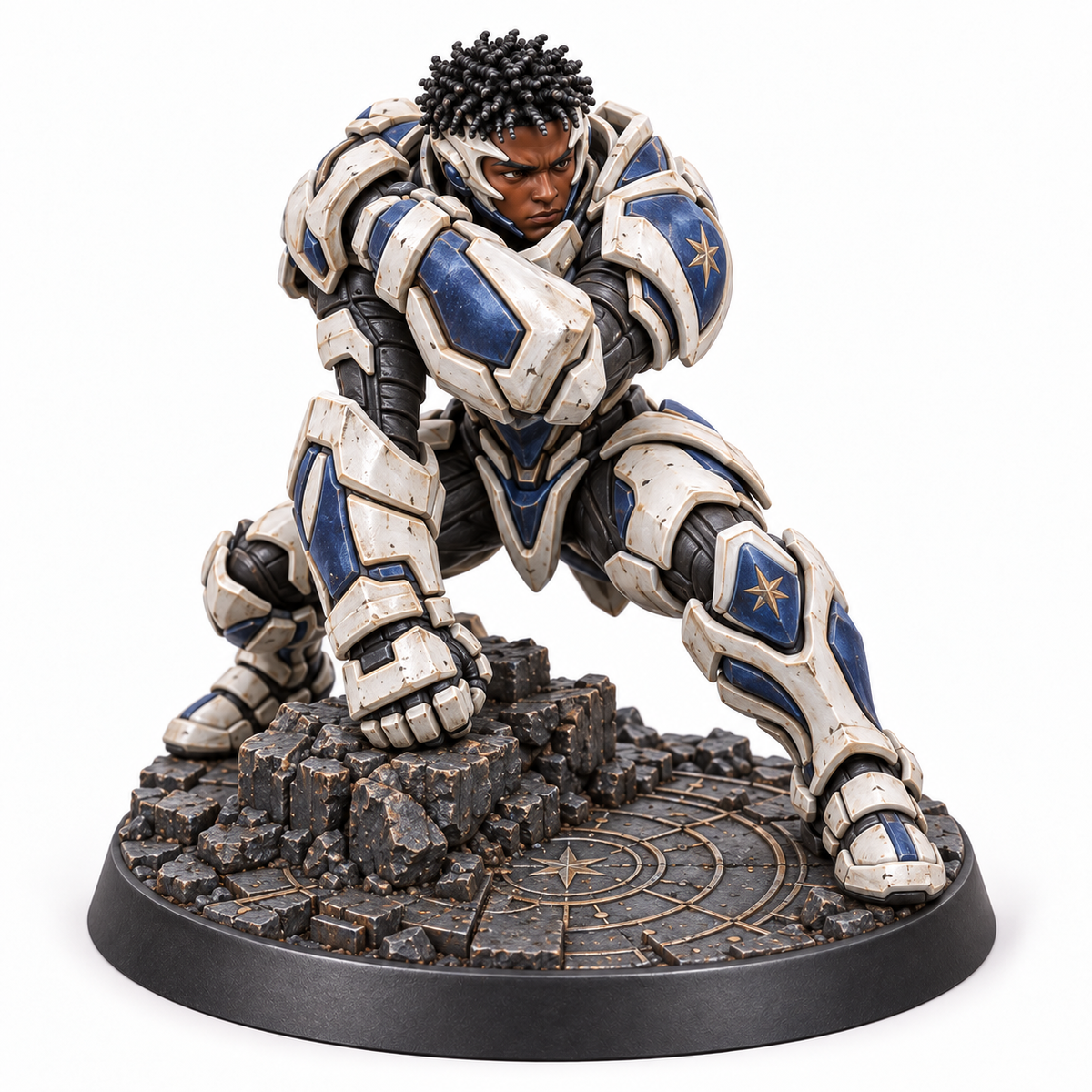 Cass in Merlin's first Prenova Bishop cadre — painted concept render