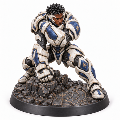 Cass in Merlin's first Prenova Bishop cadre — painted concept render