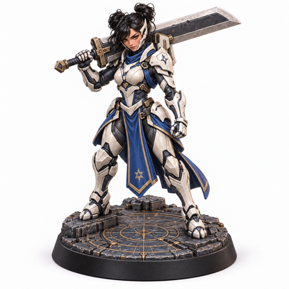 Vega in Merlin's first Prenova Bishop cadre — painted concept render