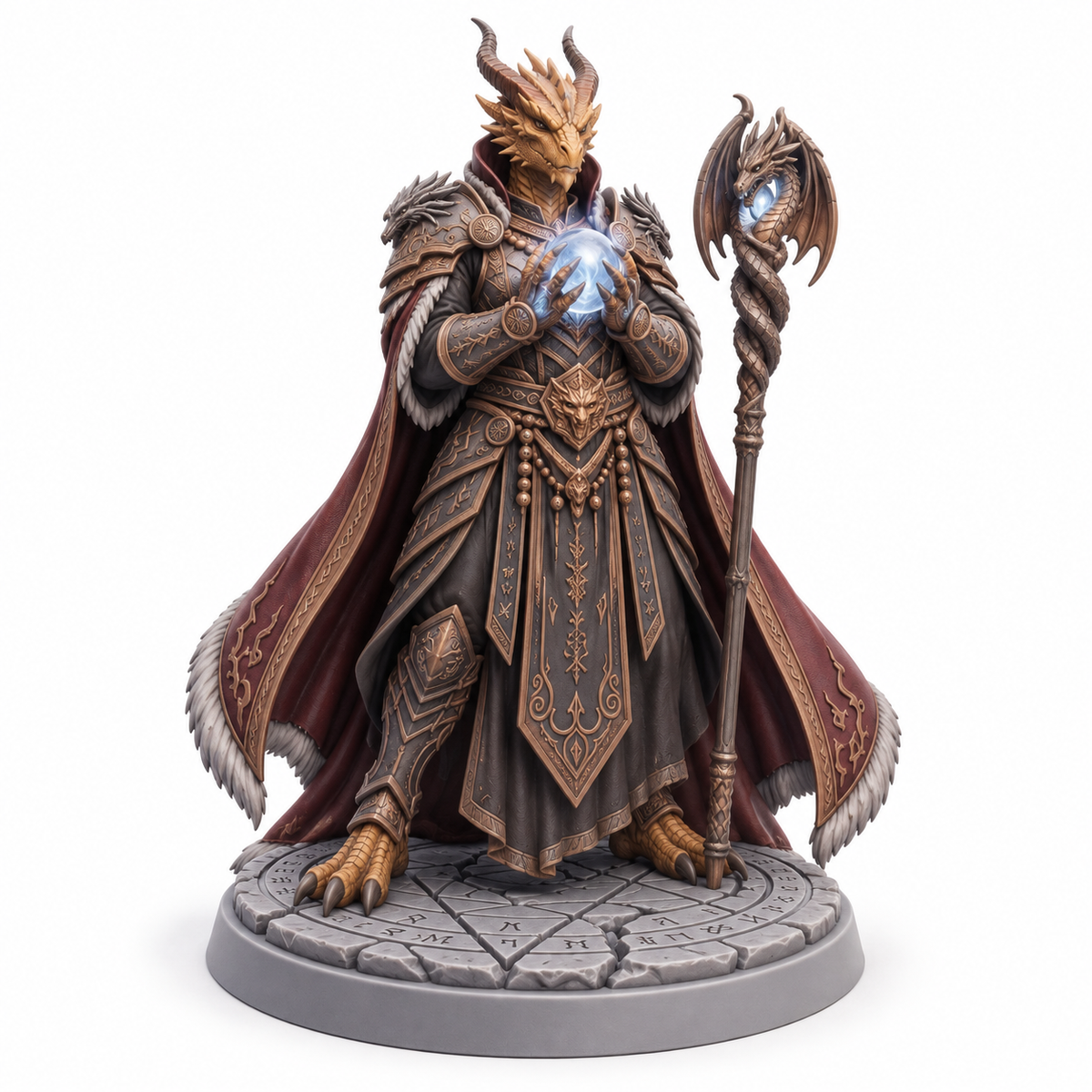 Mirexa Sol Spirit Seer — painted miniature