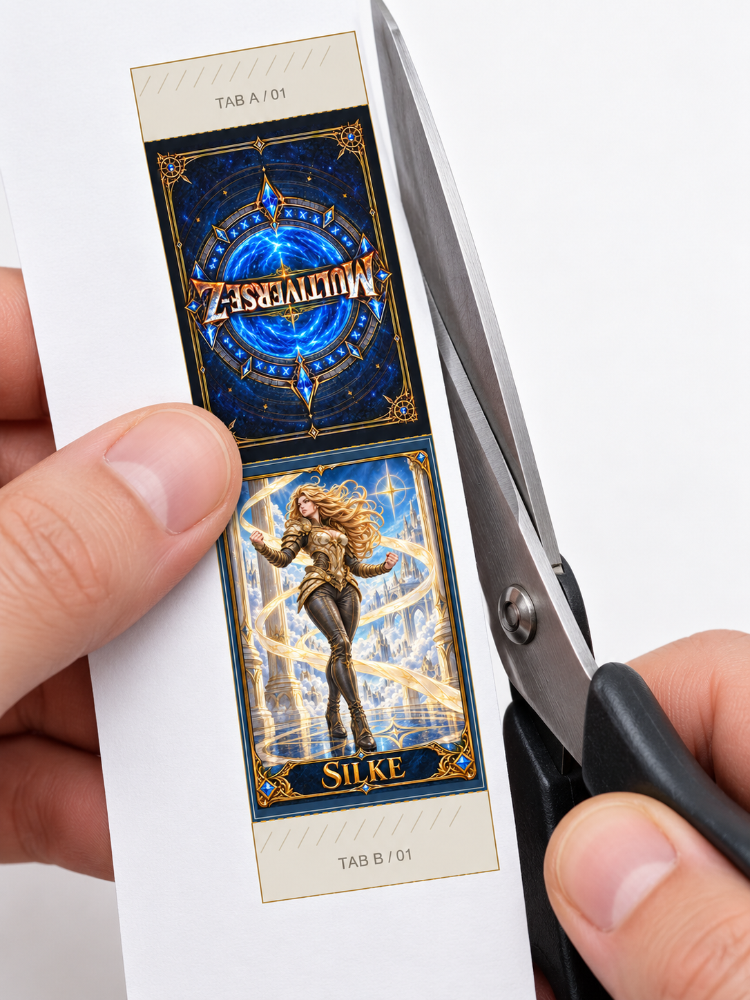Step 1: assemble Silke-01 — Astrals Token - Cards Sheet 1