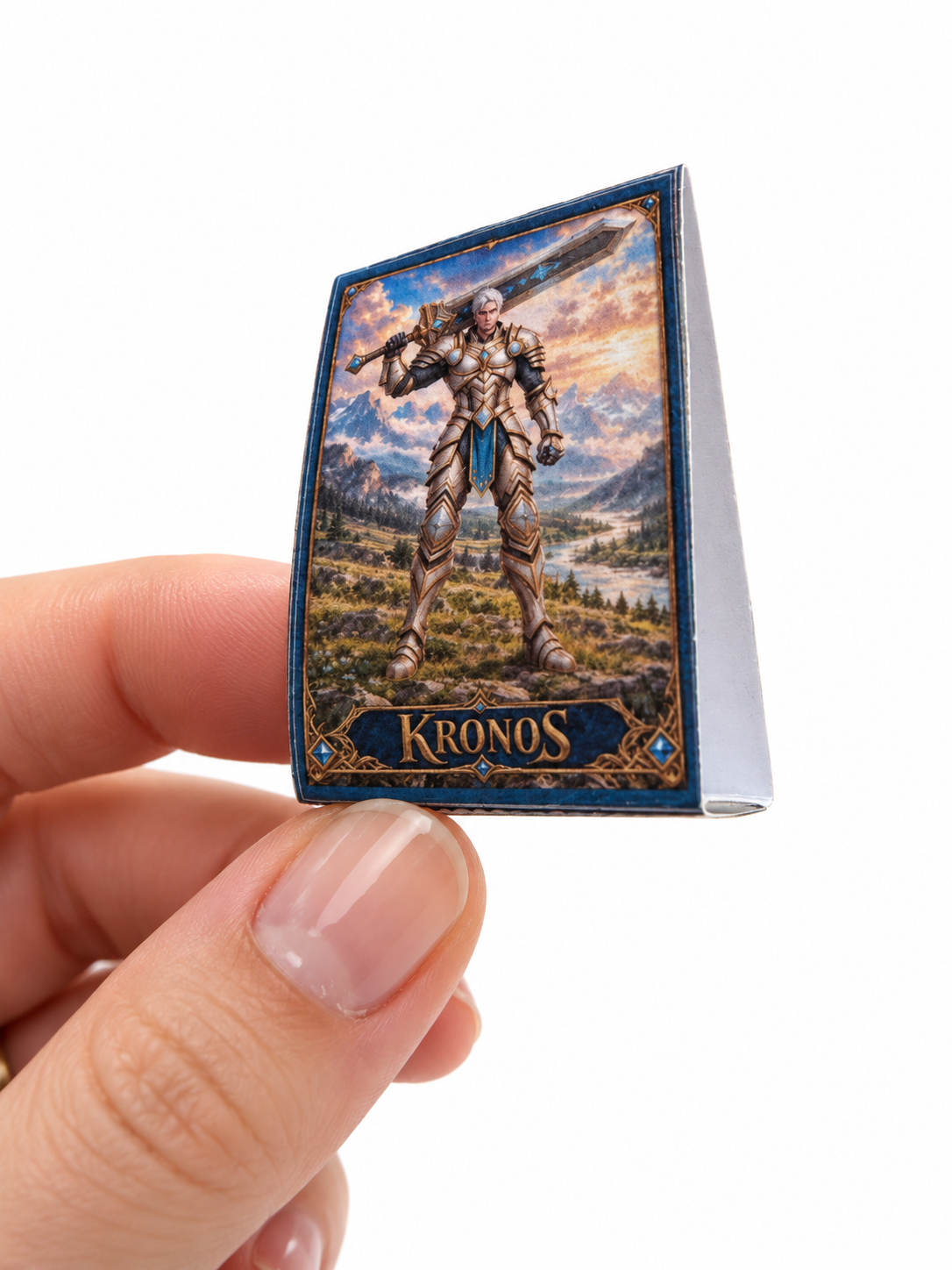 Universal Kronos assembly example — step 6: SEAL THE BASE; same method for every Templaria token, Kronos not included in this set
